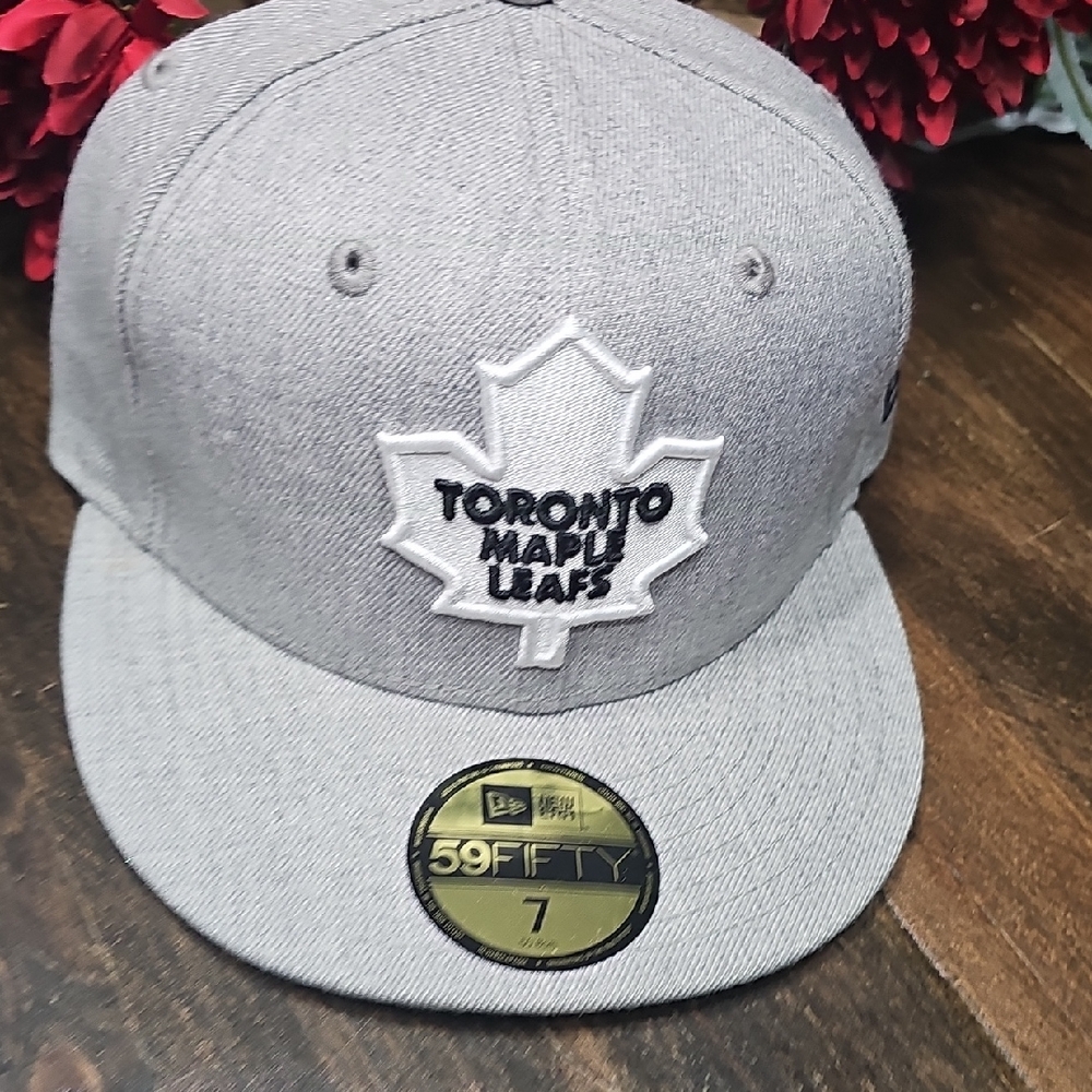 New Era Gray Toronto Maple Leafs Cap